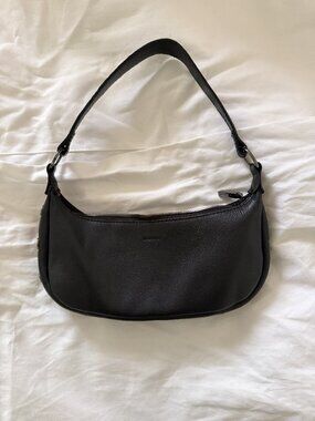 Hammitt Becker Small Black Leather Shoulder Crossbody Bag